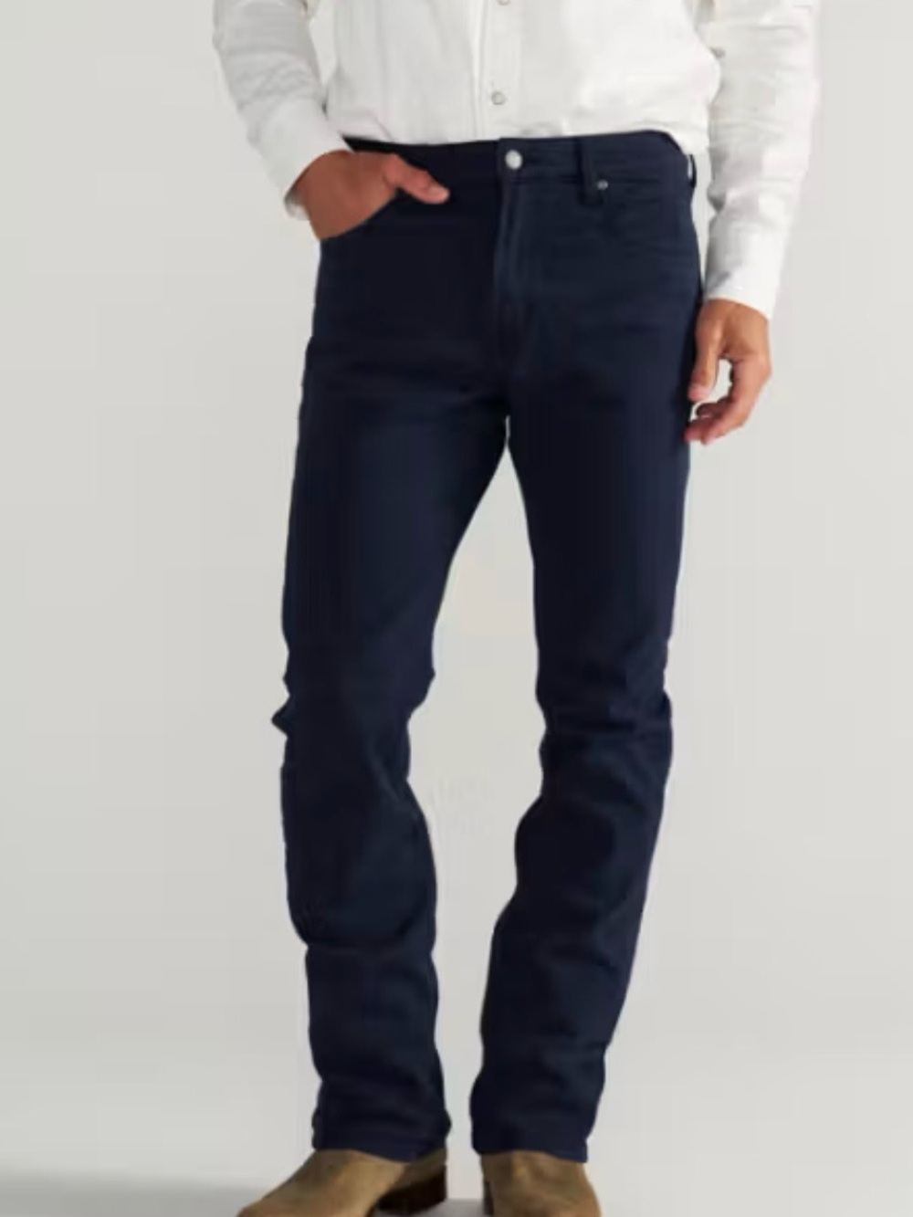 Men's Slim Straight Jeans in Dark Navy